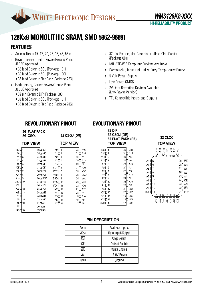 WMS128K8-17FEM_2900909.PDF Datasheet