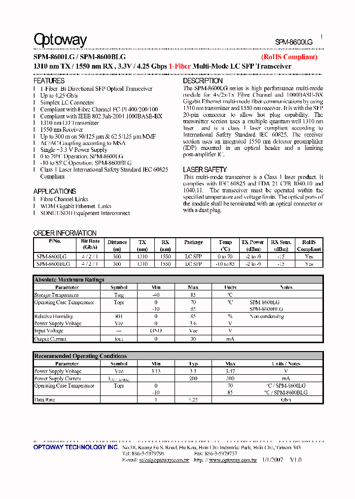 SPM-8600BLG_2901541.PDF Datasheet