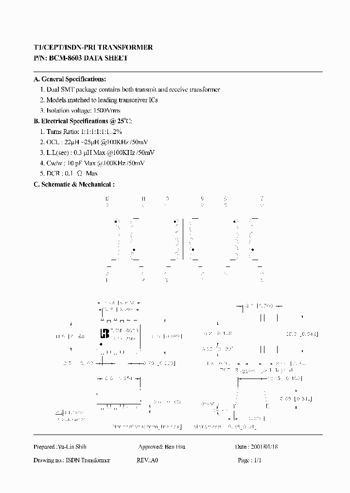 BCM-8603_2901552.PDF Datasheet