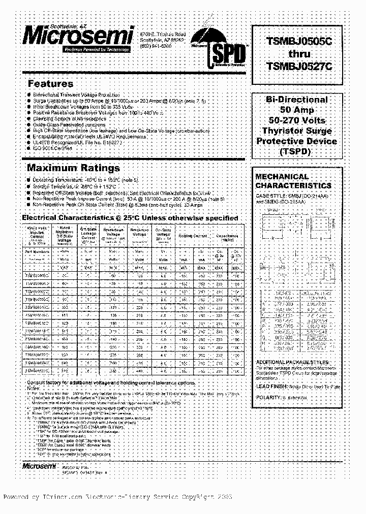 TSMBG0510C_2902325.PDF Datasheet