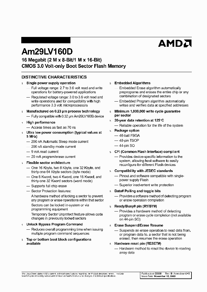AM29LV160DB-70WCE_2905207.PDF Datasheet