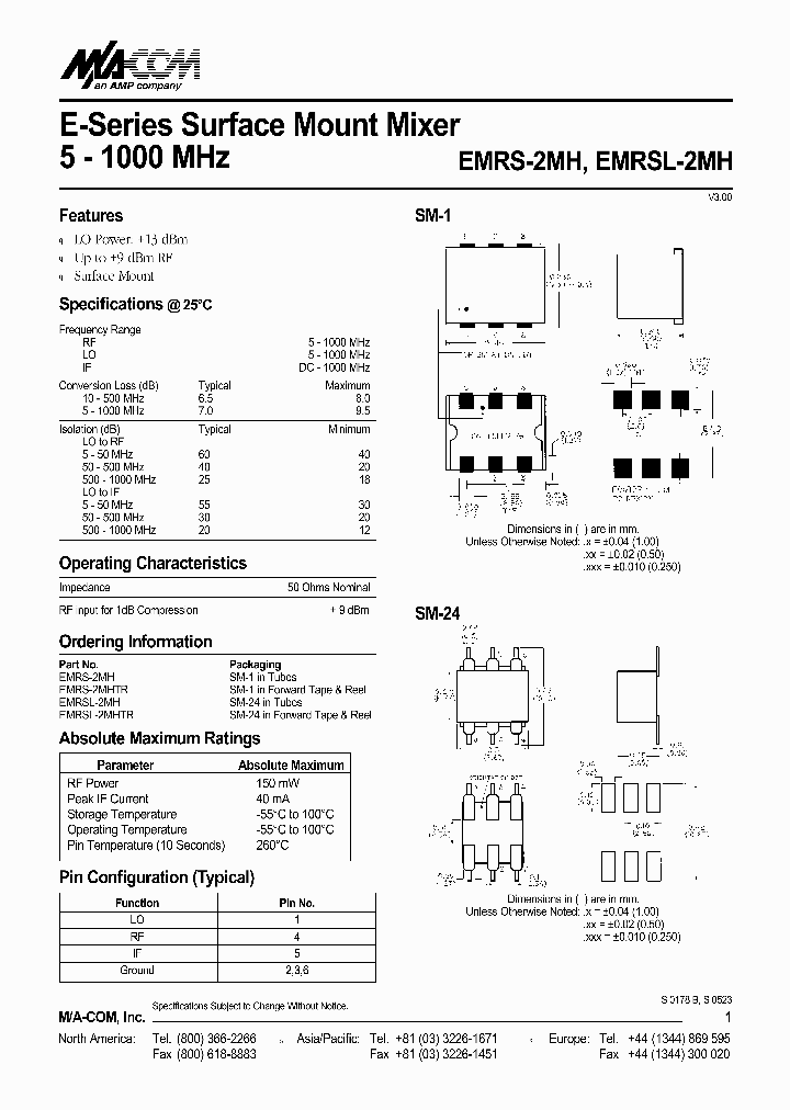 EMRS-2MHTR_2906538.PDF Datasheet