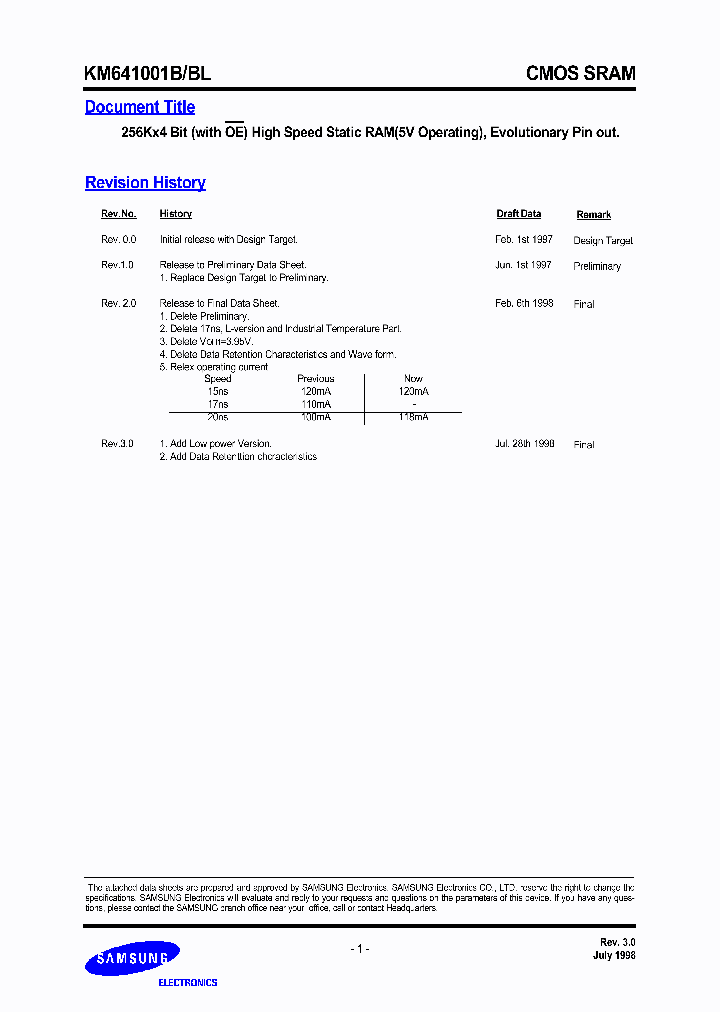 KM641001B_2907327.PDF Datasheet