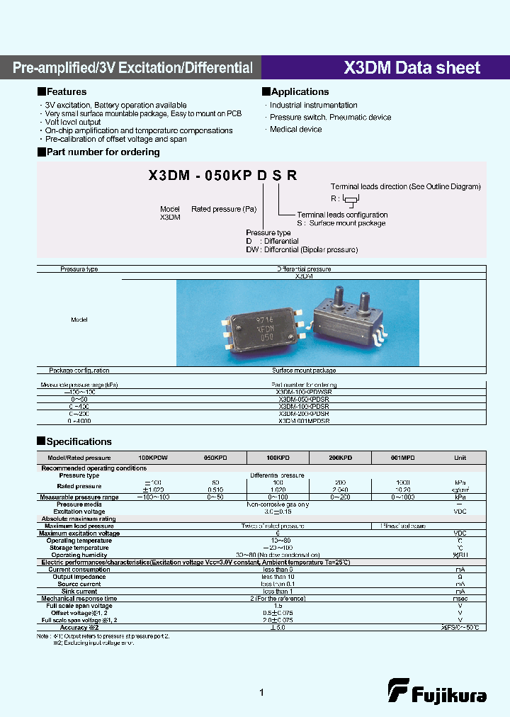 X3DM-001MPDSR_2907529.PDF Datasheet