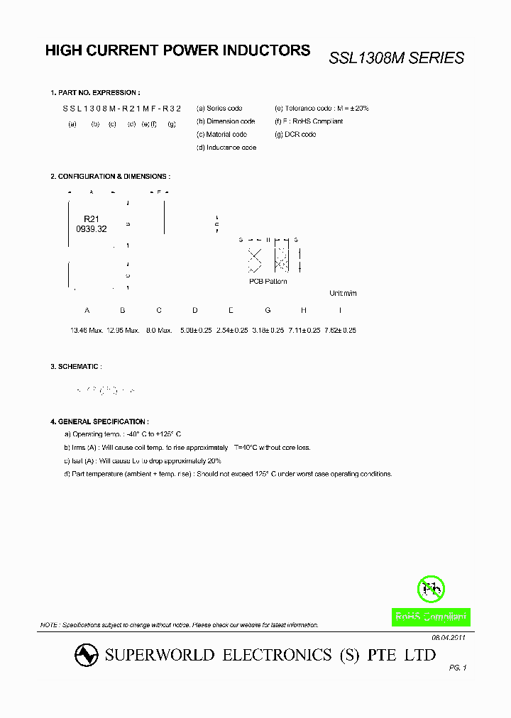 SSL1308M-R21MF-R32_2908135.PDF Datasheet