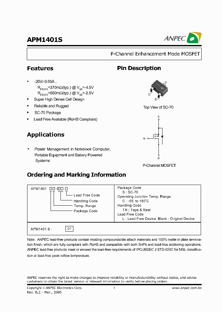 APM1401SC-TR_2909725.PDF Datasheet