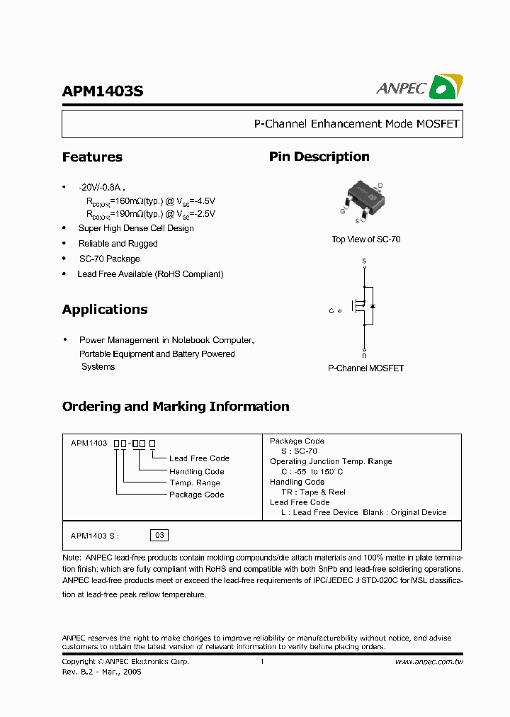 APM1403SC-TR_2909727.PDF Datasheet