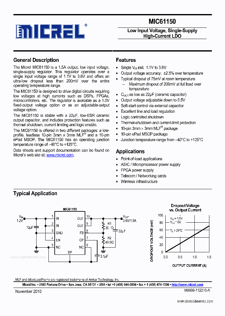 MIC61150_2910800.PDF Datasheet