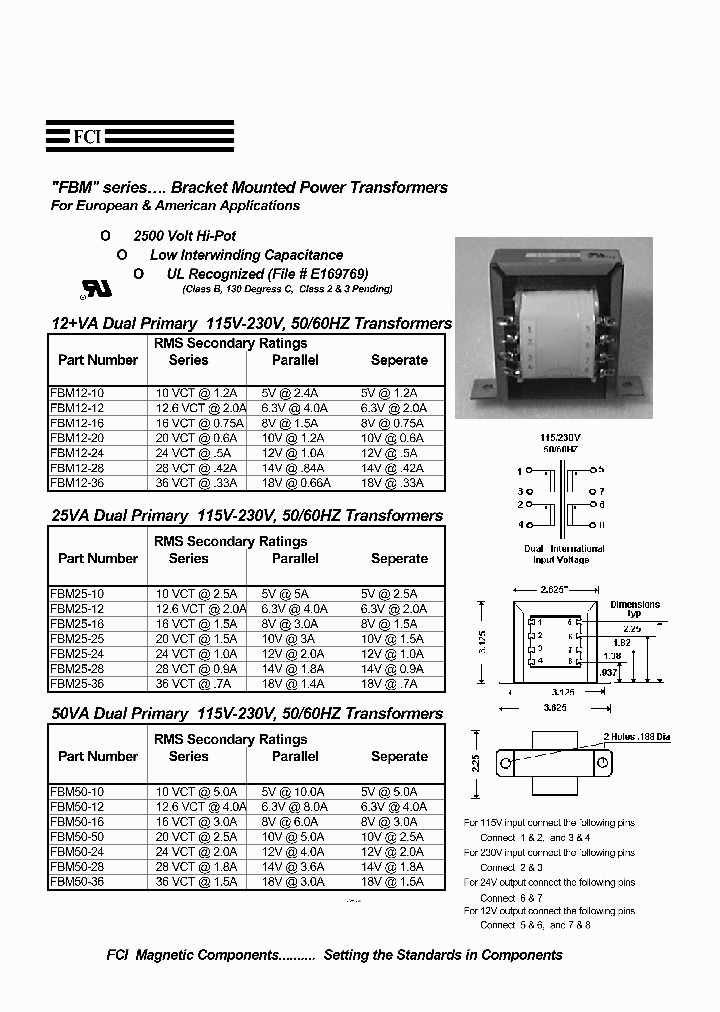 FBM12-36_2911734.PDF Datasheet