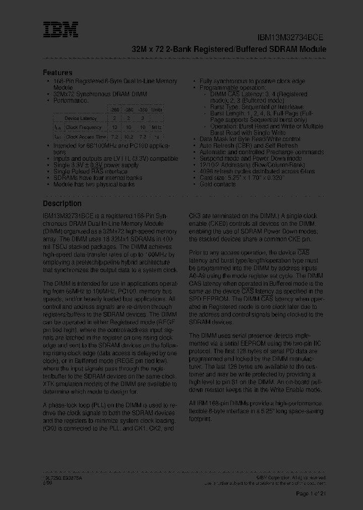 IBM13M32734BCE-360Y_2911737.PDF Datasheet
