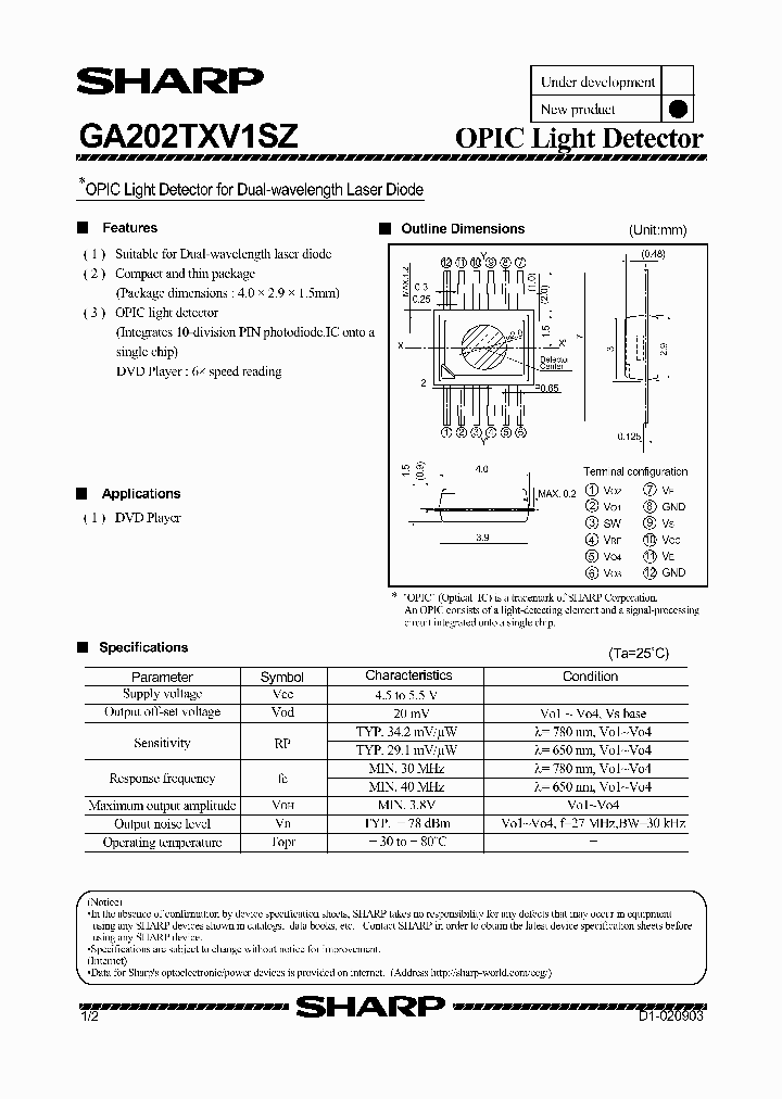 GA202TXV1SZ_2912668.PDF Datasheet