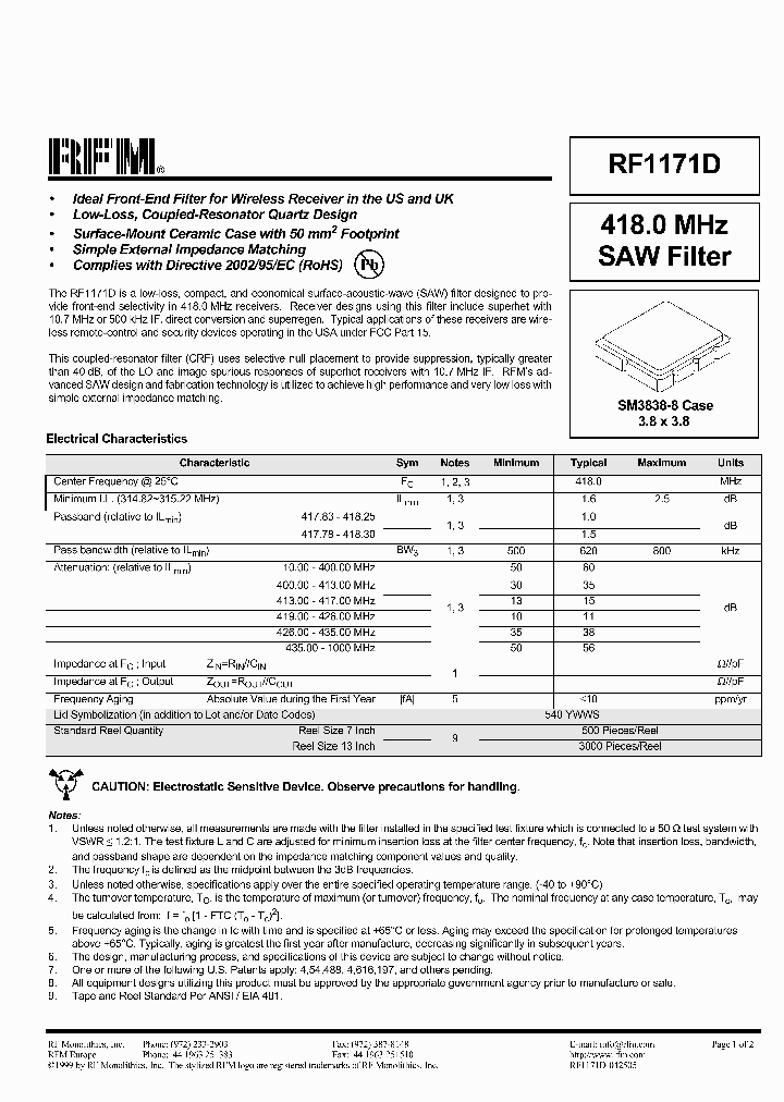 RF1171D_2915741.PDF Datasheet