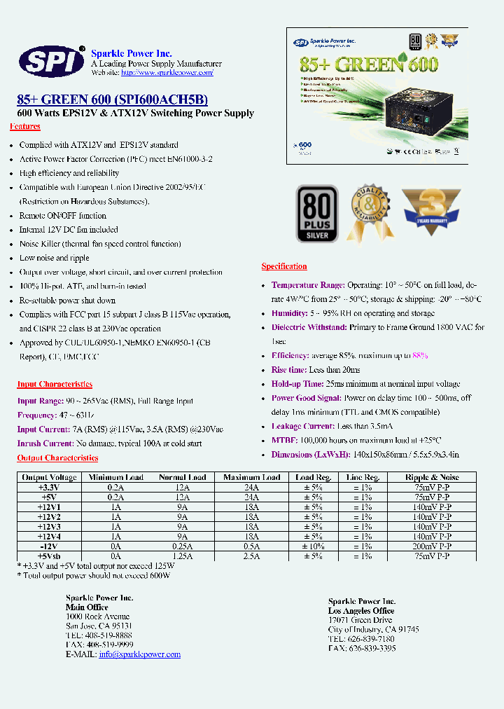 SPI600ACH5B_2916263.PDF Datasheet