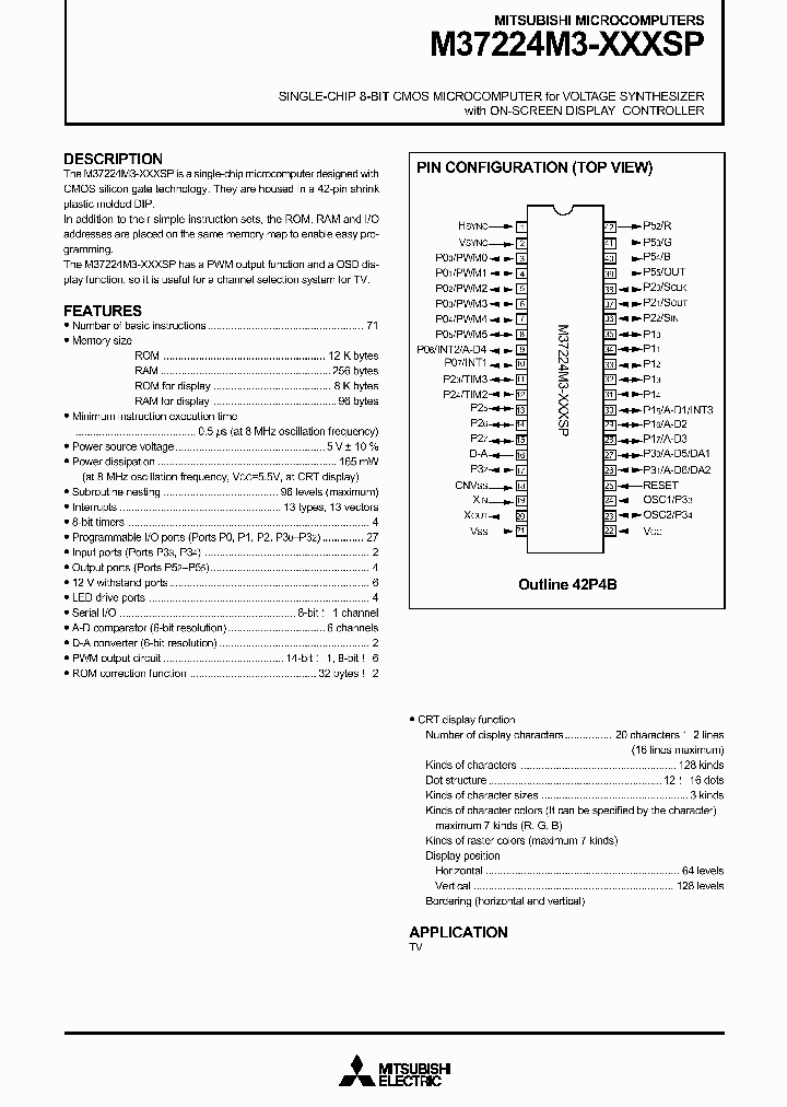 M37224M3-050SP_2916701.PDF Datasheet