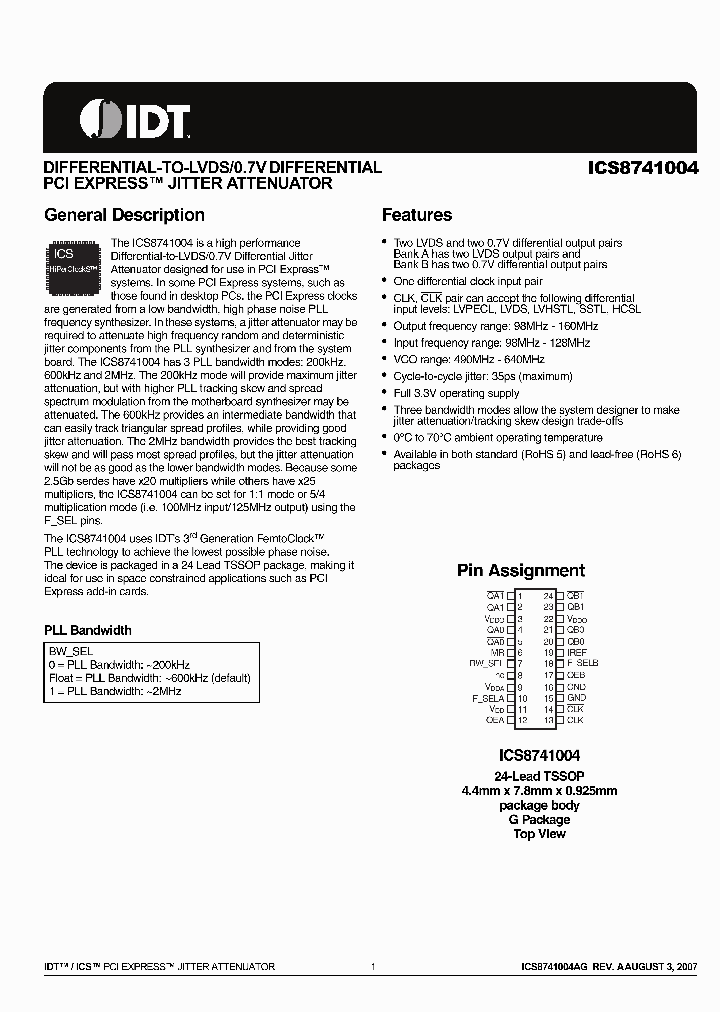 ICS8741004AG_2918059.PDF Datasheet