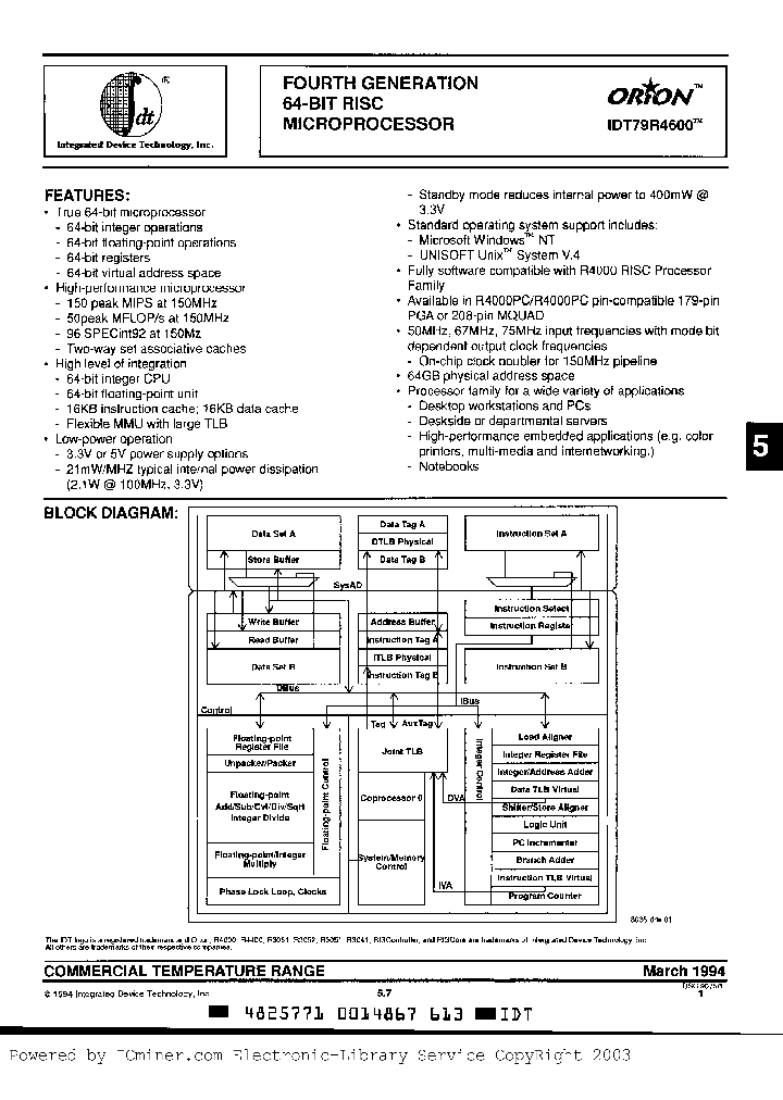 IDT79R4600-100MD_2917966.PDF Datasheet