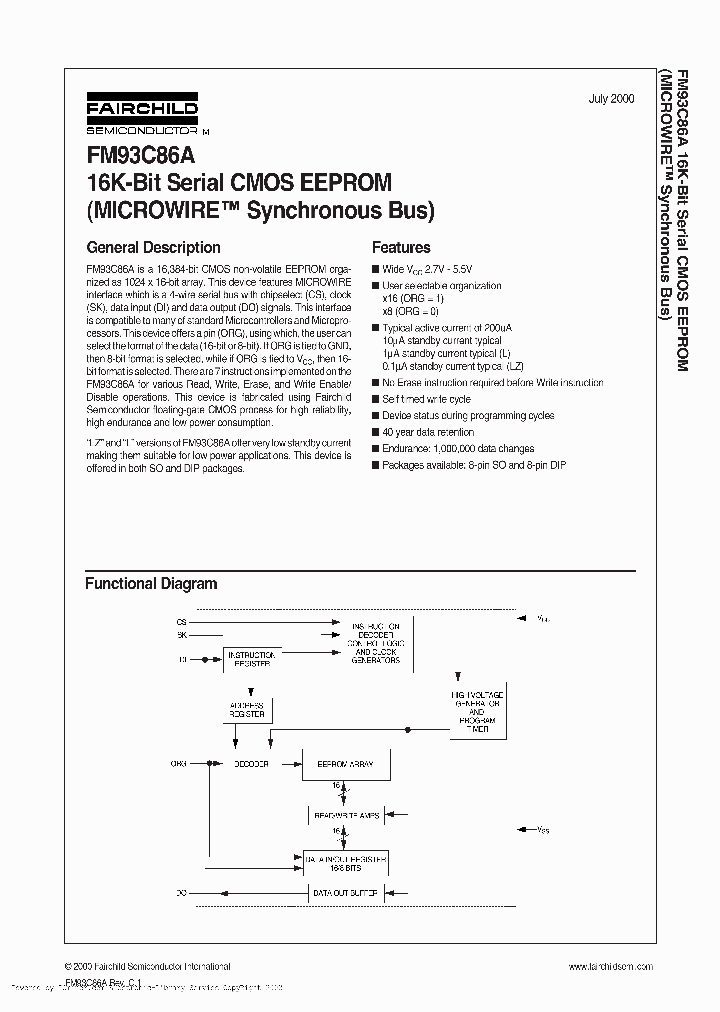 NM93C86ALEM8_2918785.PDF Datasheet