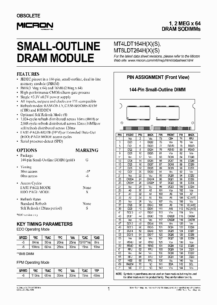 MT4LDT164HG_2919256.PDF Datasheet