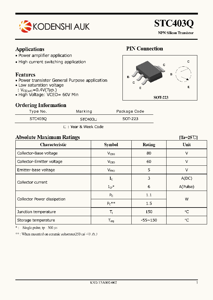 STC403Q_2920233.PDF Datasheet