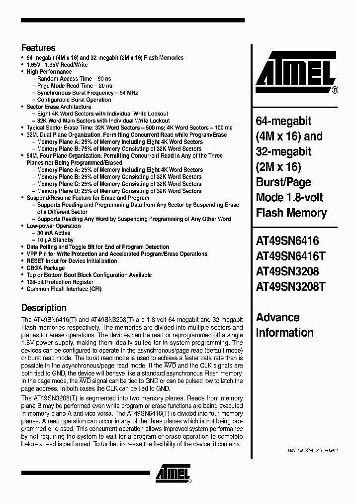 AT49SN6416T_2921388.PDF Datasheet