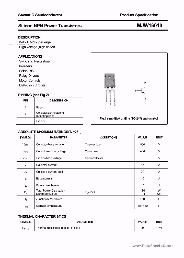 MJW16010_2921336.PDF Datasheet