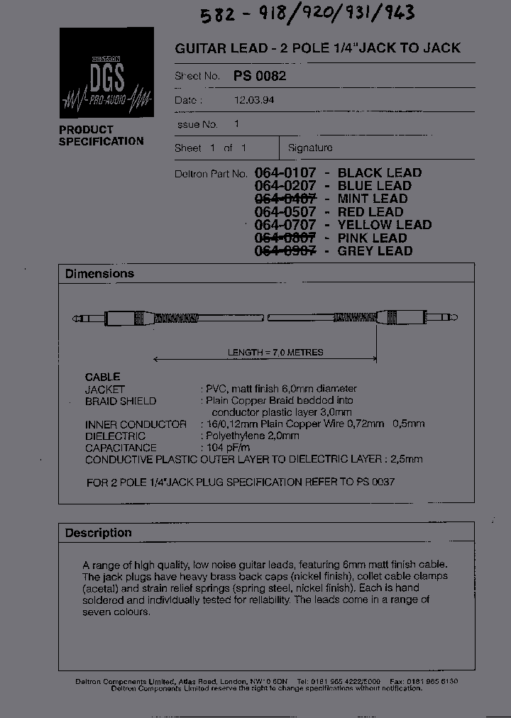 064-0207-01_2921513.PDF Datasheet