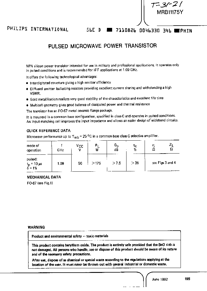 MRB11175Y_2920673.PDF Datasheet