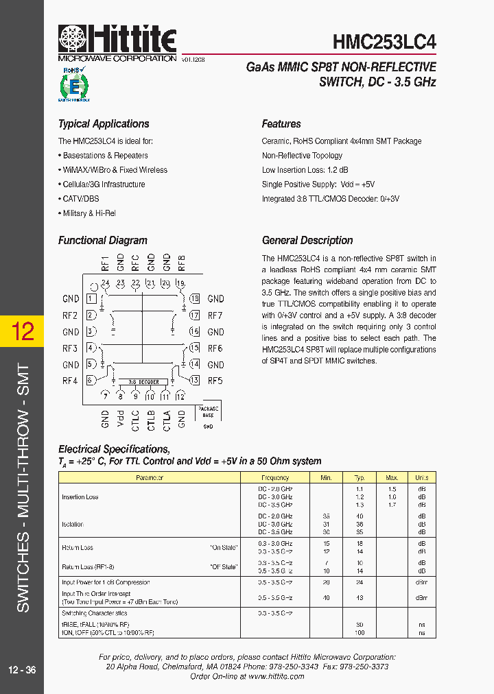 HMC253LC409_2922151.PDF Datasheet