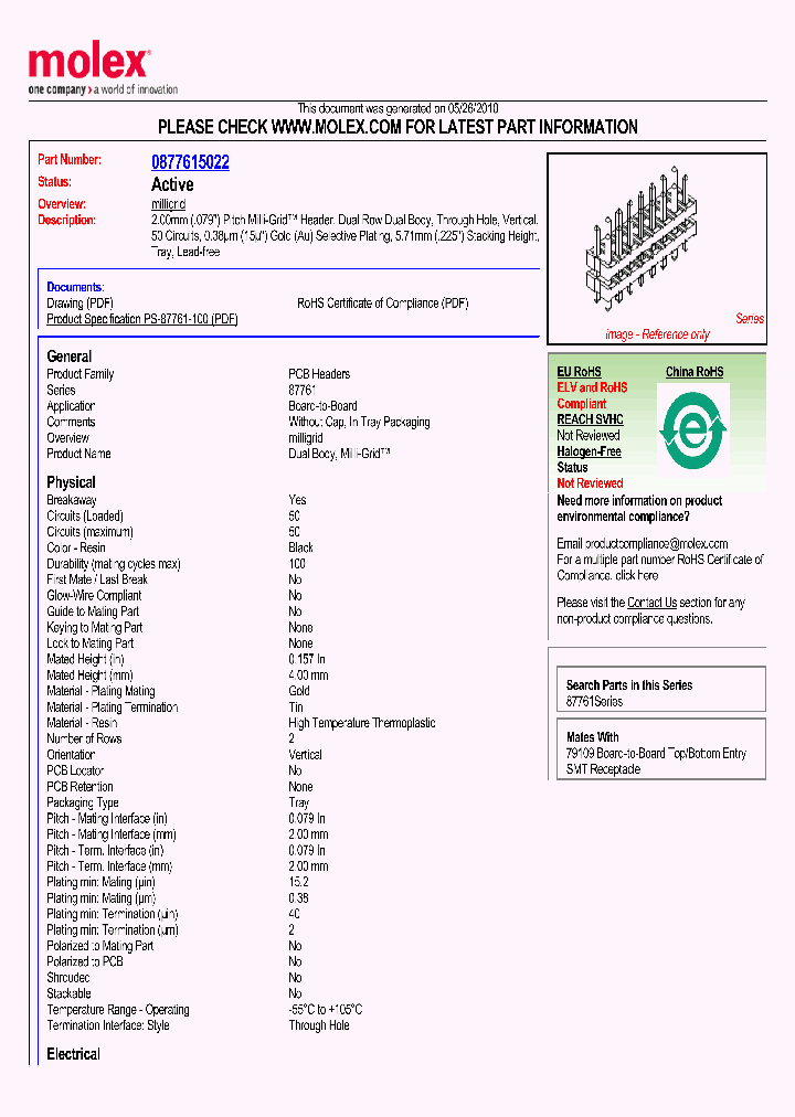 87761-5022_2923078.PDF Datasheet