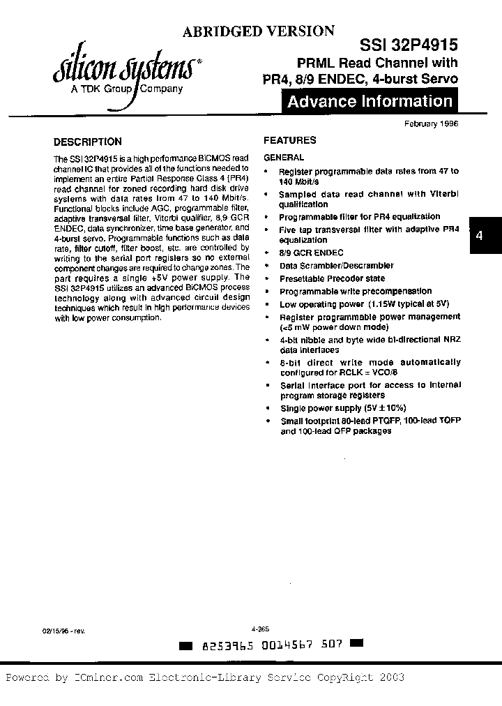 SSI32P4915CG_2923797.PDF Datasheet