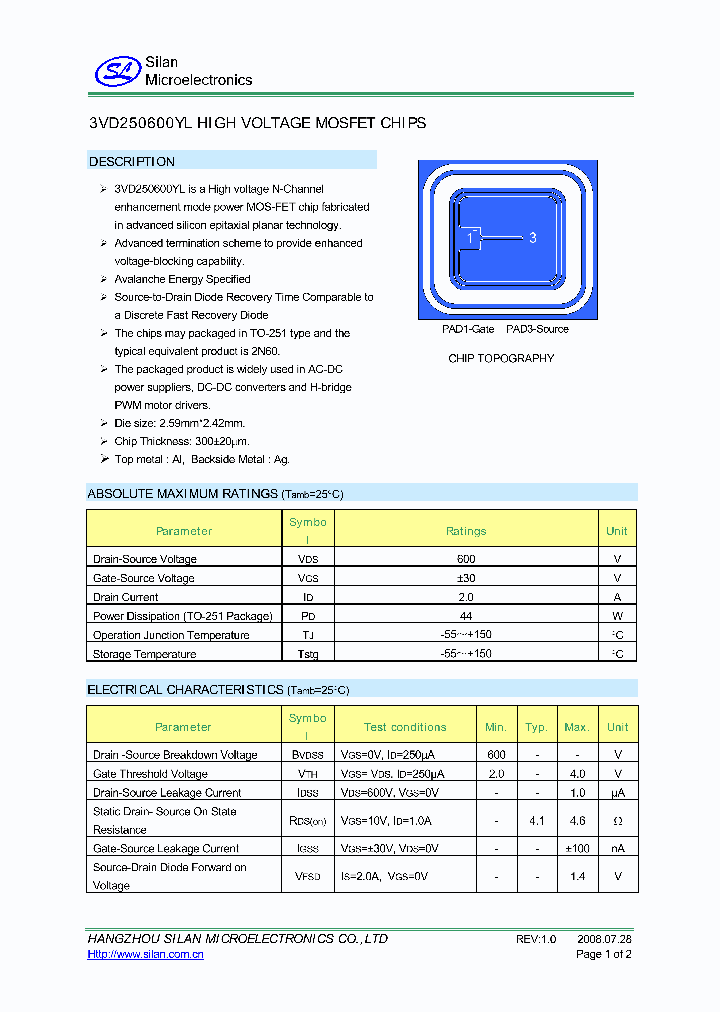3VD250600YL_2923844.PDF Datasheet