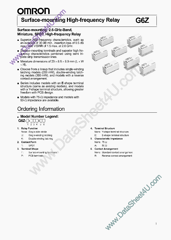 G6Z_2926274.PDF Datasheet