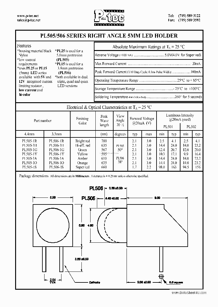 PL505_2926328.PDF Datasheet