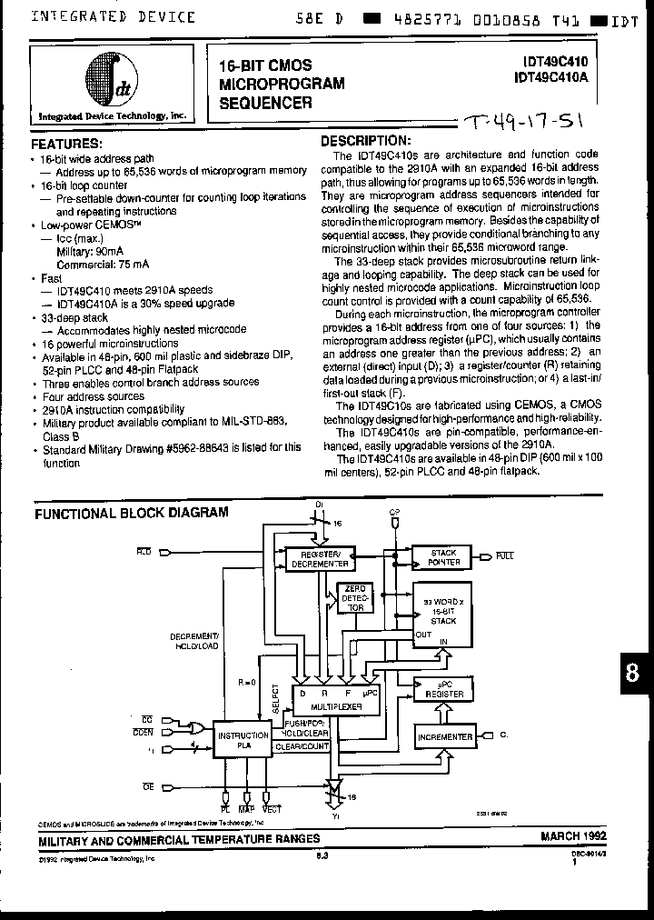 IDT49C410_2924037.PDF Datasheet