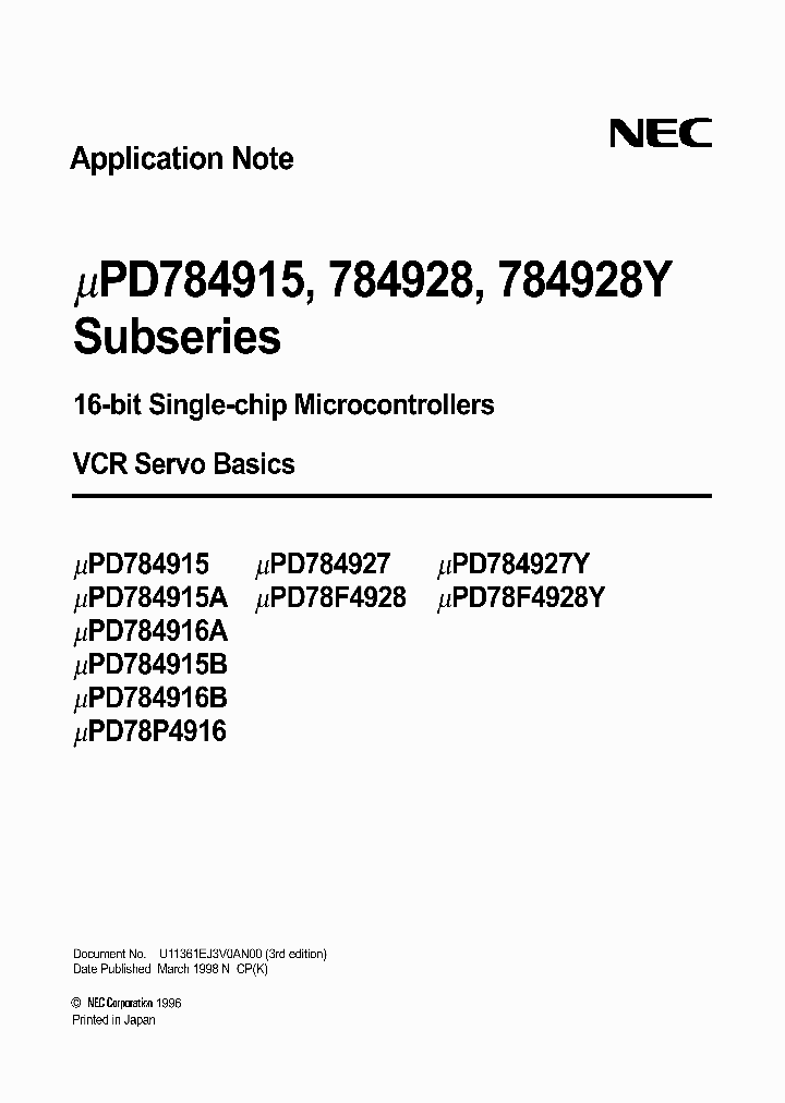 UPD78F4928_2926766.PDF Datasheet