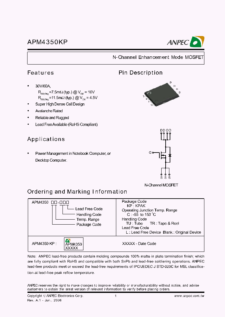 APM4350KPC-TR_2928302.PDF Datasheet