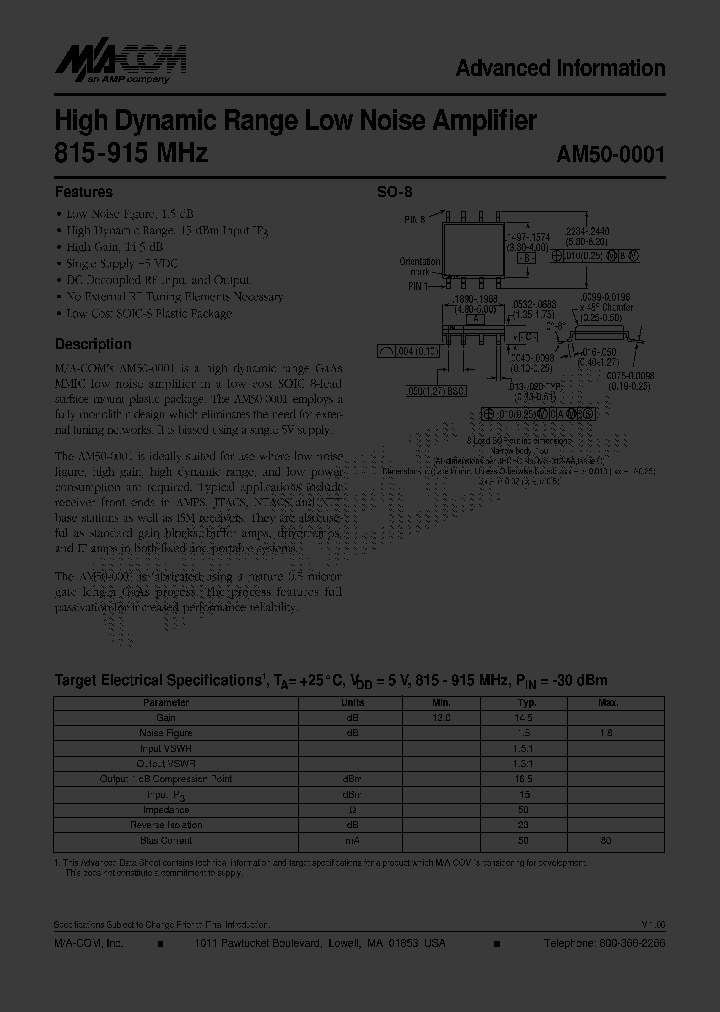 AM50-0001_2928553.PDF Datasheet