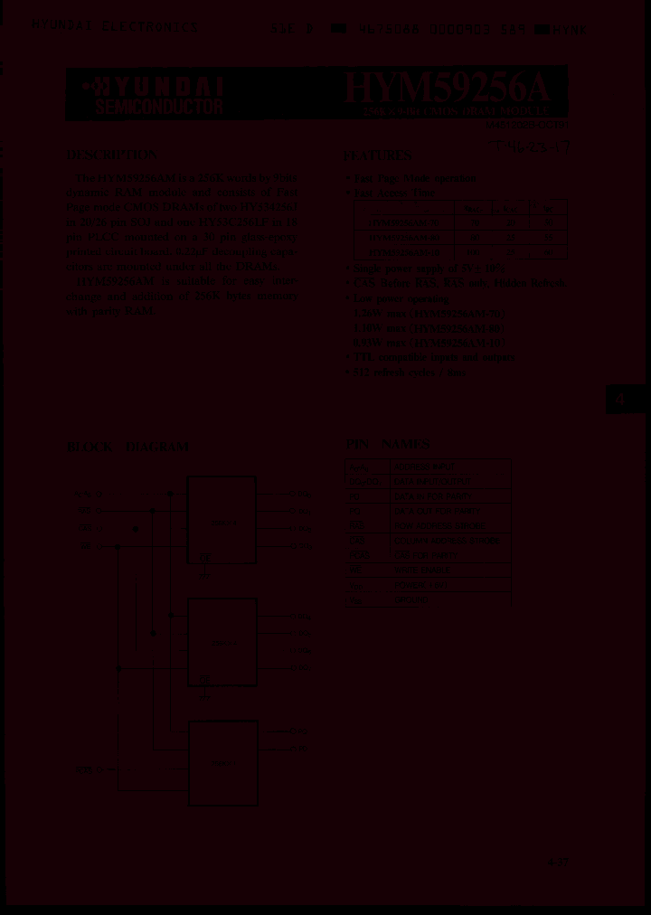 HYM59256AM-10_2928825.PDF Datasheet