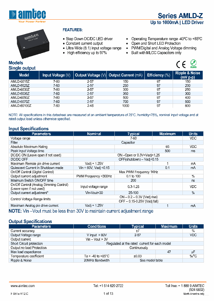 AMLD-Z_2929741.PDF Datasheet