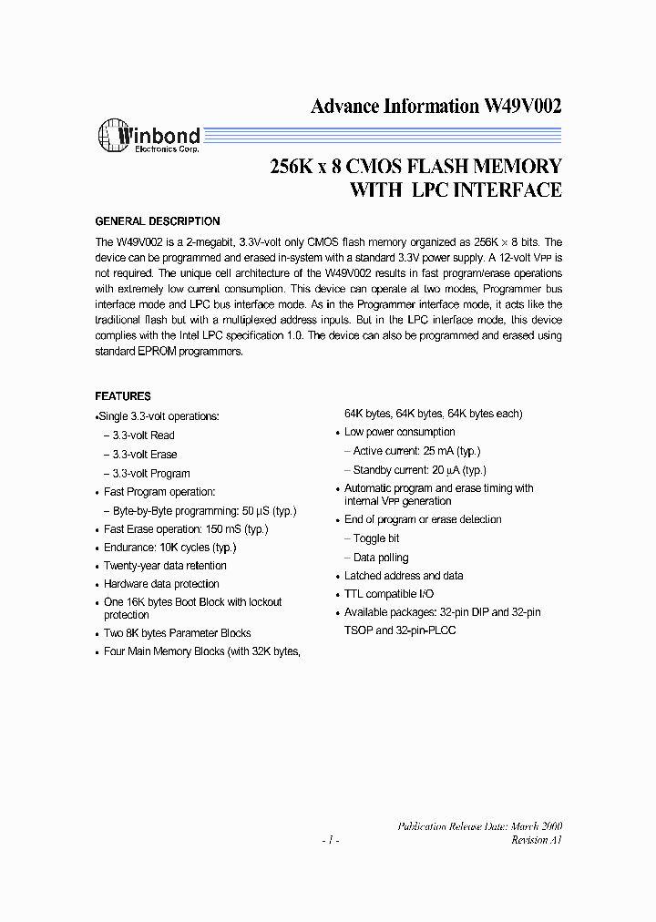 W49V002_2929708.PDF Datasheet