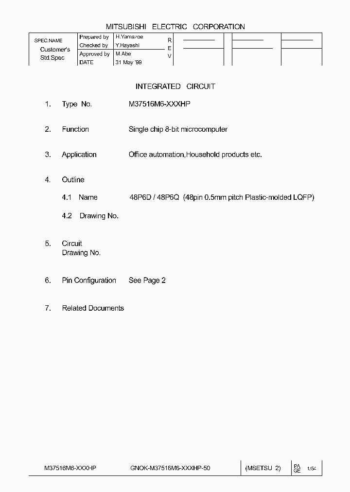 M37516M6-A05_2929965.PDF Datasheet