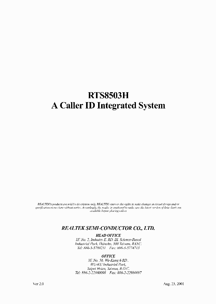 RTS8503H_2929754.PDF Datasheet