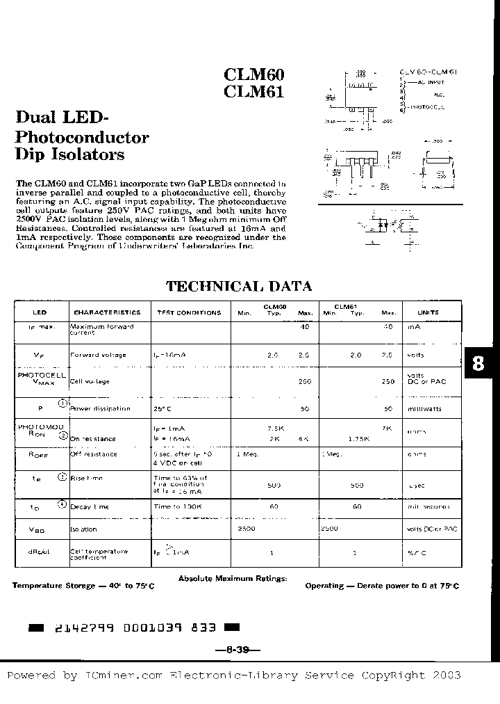CLM60_2930488.PDF Datasheet