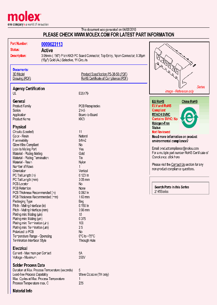 09-62-3113_2931750.PDF Datasheet