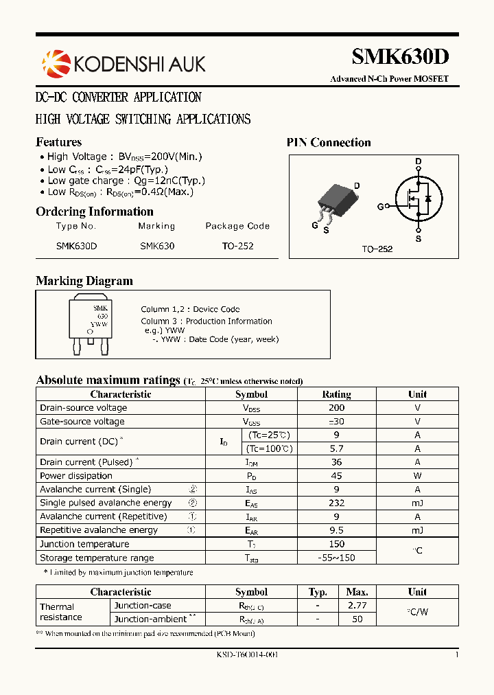 SMK630D_2931849.PDF Datasheet