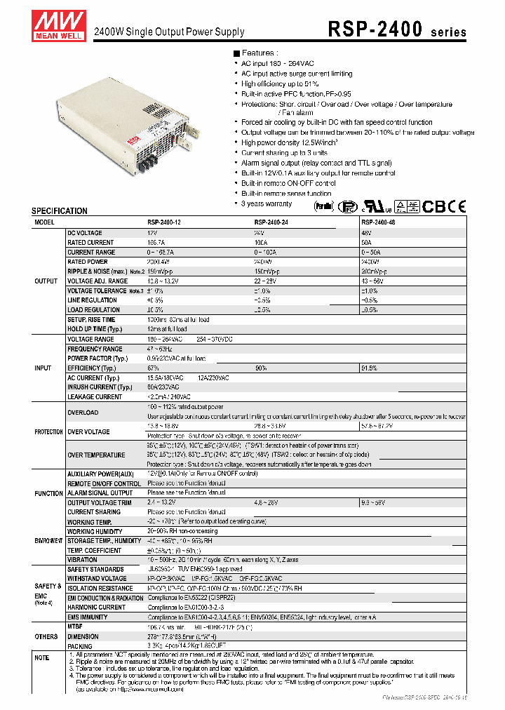 RSP-2400_2933026.PDF Datasheet