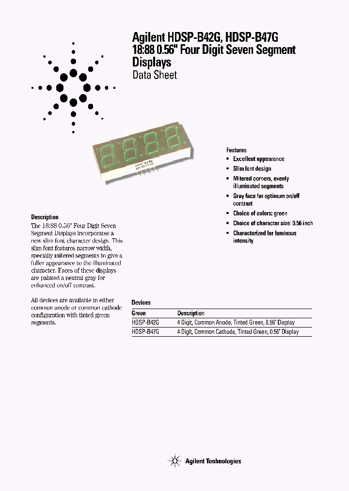 HDSP-B42G_2933914.PDF Datasheet