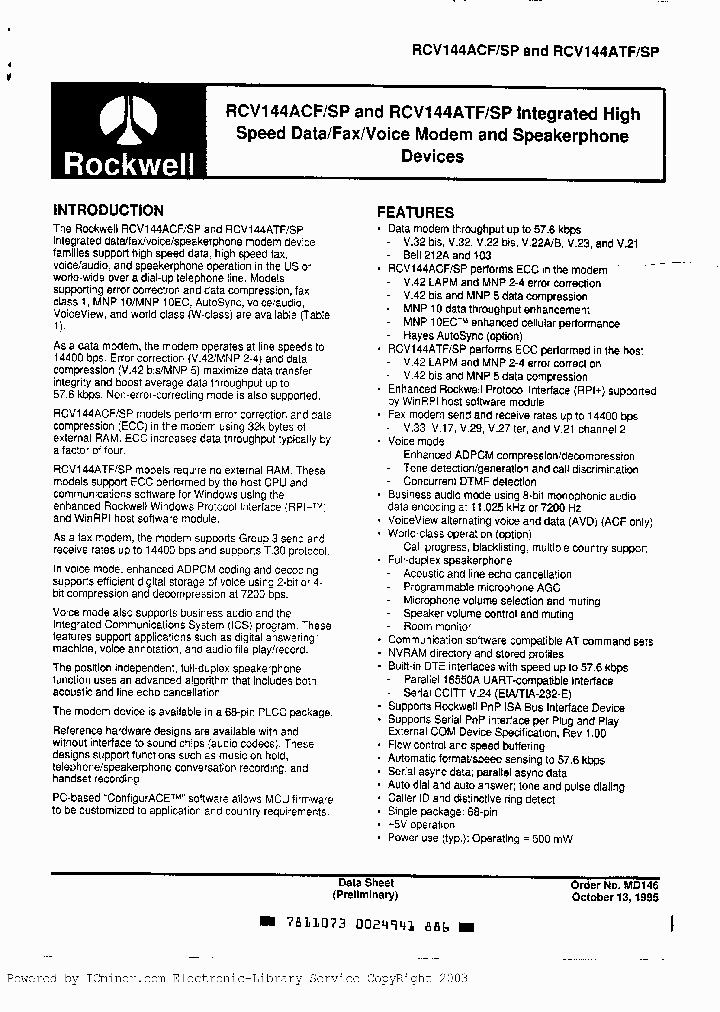 RCV144ACFASP_2933975.PDF Datasheet