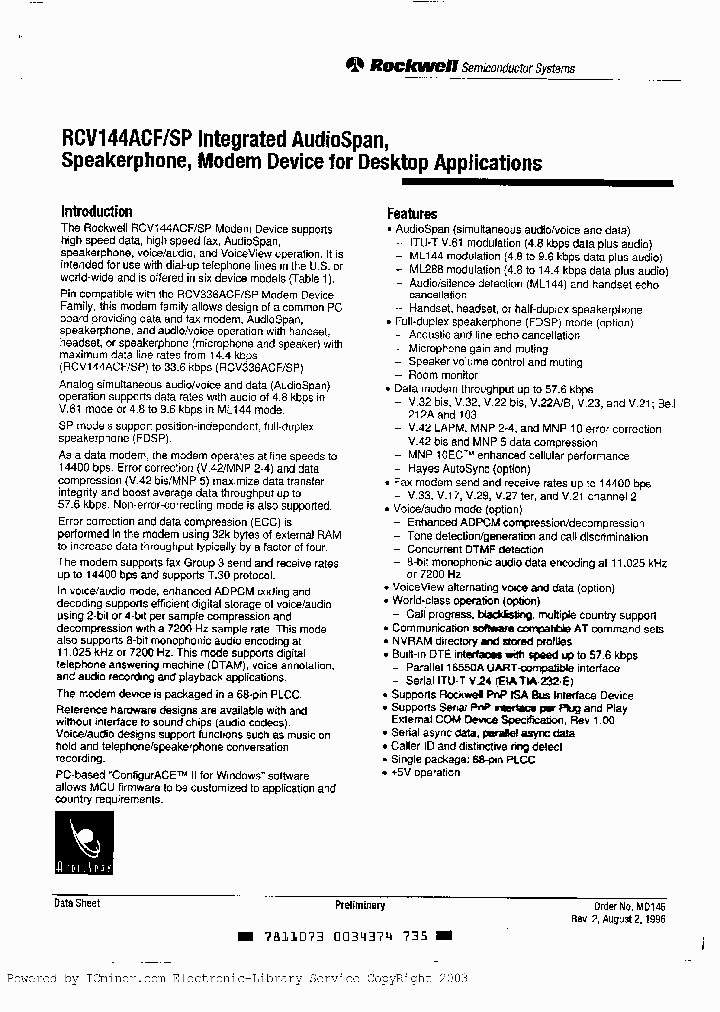 RCV144ACFSP_2933976.PDF Datasheet