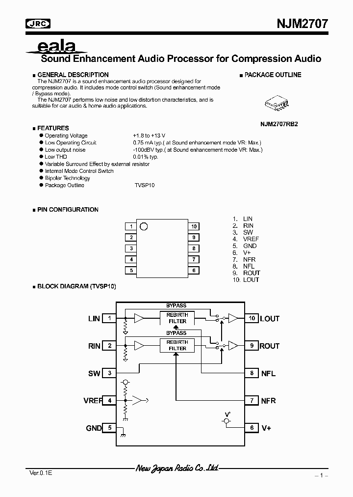 NJM2707_2938892.PDF Datasheet